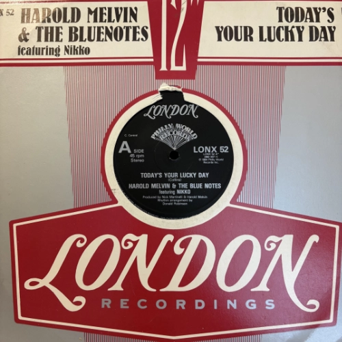 Todays Your Lucky Day - Harold Melvin & The Blue Notes Featuring Nikko